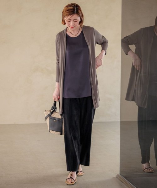 【UVケア/接触冷感】マルチ機能 シアー ロング カーディガン マルチ機能 シアー 品番 カーディガン