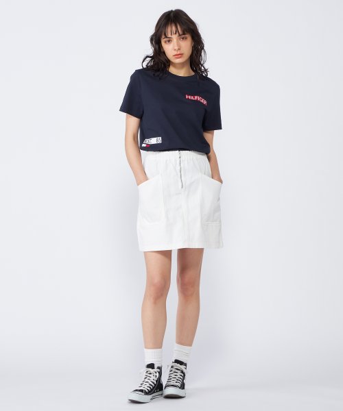 TOMMY HILFIGER(トミーヒルフィガー)/【WEB限定】ラベルロゴTシャツ/img15