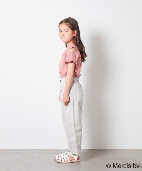 a.v.v(KID'S)(アー・ヴェ・ヴェキッズ)/[100－130]【ミッフィーコラボ】袖フリルオフショルTシャツ［WEB限定］/img04