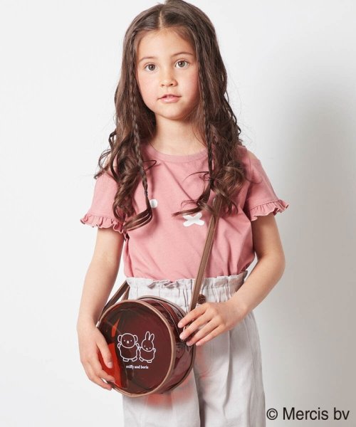 a.v.v(KID'S)(アー・ヴェ・ヴェキッズ)/[100－130]【ミッフィーコラボ】袖フリルオフショルTシャツ［WEB限定］/img06