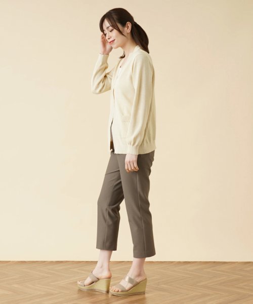 Vネックニットカーディガン 