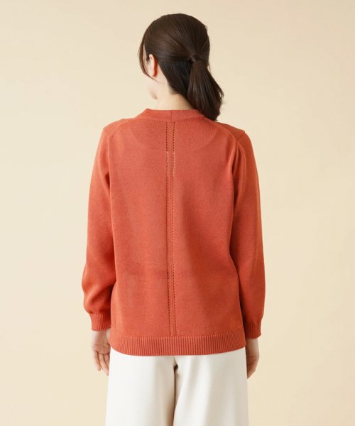 Vネックニットカーディガン 