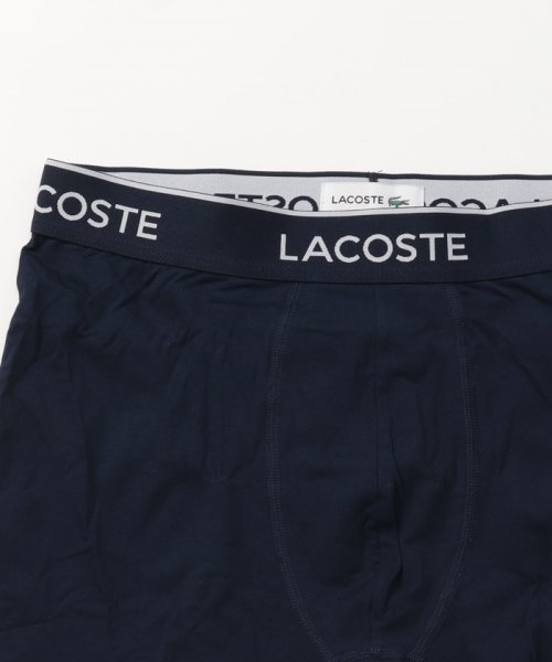 LACOSTE(ラコステ)/【LACOSTE / ラコステ】ボクサーパンツ 3枚セット 6H3379 3PK 父の日 ギフト プレゼント 贈り物/img06