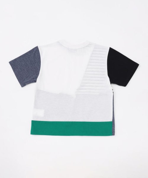 COMME CA ISM KIDS(コムサイズム（キッズ）)/配色切り替え　半袖Tシャツ/img01