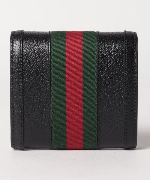 GUCCI(グッチ)/【GUCCI】グッチ  財布 二つ折り 折財布 ウォレット 719887DJ2DG レザー ブラックマルチ レディース/img02