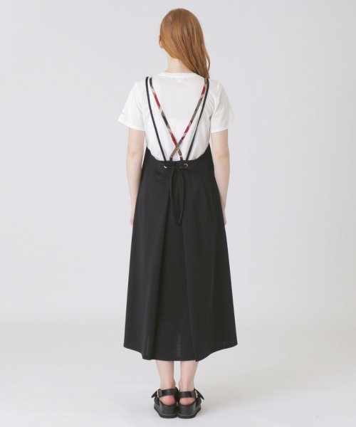 ハイカウントシルケットポンチエプロンドレス×Tシャツセット(505262639 