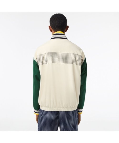 LACOSTE Mens(ラコステ　メンズ)/ボーダーリブニットネックジップアップジャケット/img02