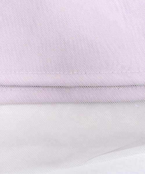 SLAP SLIP(スラップスリップ)/【お揃い】切り替えチュールレース襟付き半袖Tシャツ(80~130cm)/img10