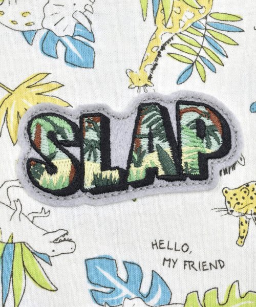 SLAP SLIP(スラップスリップ)/アニマル恐竜柄切り替え半袖Tシャツ(80~130cm)/img07