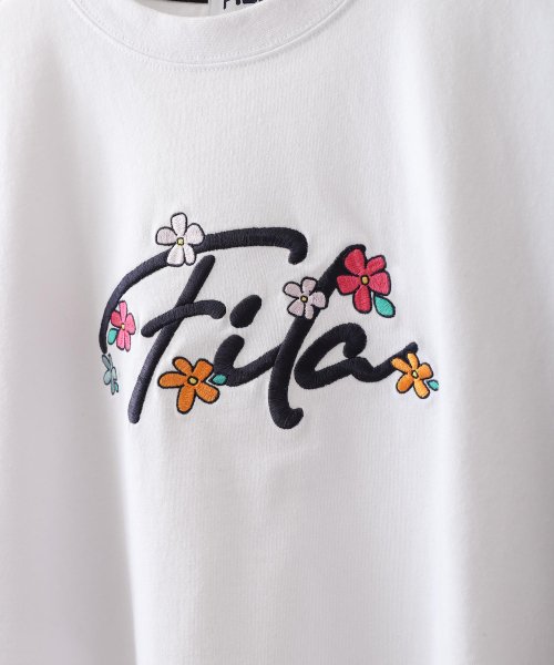 ZIP FIVE(ジップファイブ)/花柄ロゴ半袖Tシャツ/img02