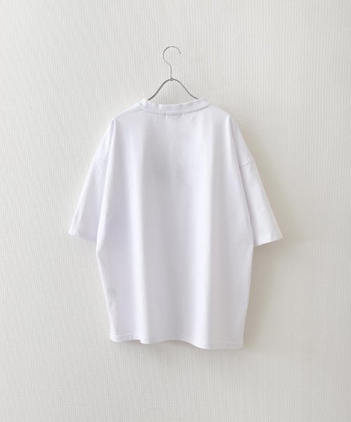 ZIP FIVE(ジップファイブ)/花柄ロゴ半袖Tシャツ/img07