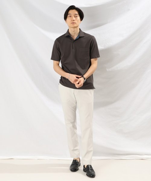 TAKEO KIKUCHI(タケオキクチ)/ボックスジャカード ポロシャツ/img14