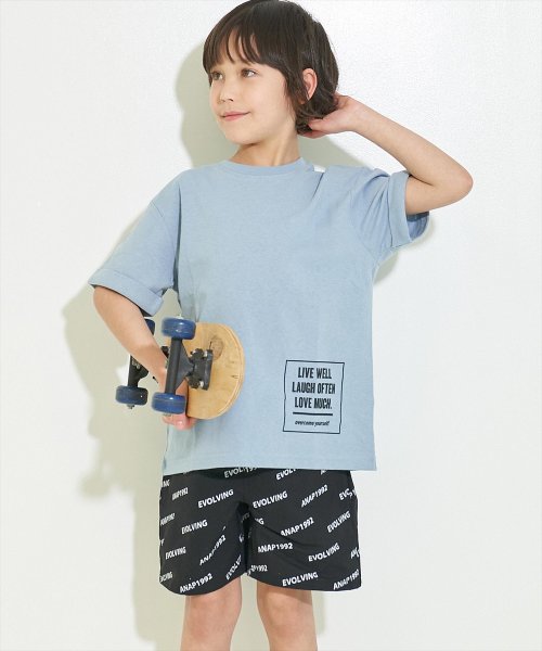 ANAP KIDS(アナップキッズ)/ロゴ総柄ハーフパンツ/img01