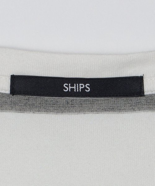 SHIPS MEN(シップス　メン)/SHIPS: スペック ワイドボーダー/パネル Vネック Tシャツ/img33