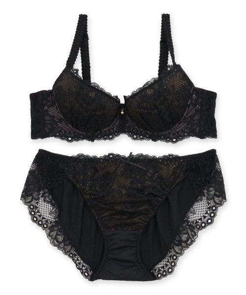 fran de lingerie(フランデランジェリー)/Plain Lace プレーンレース ブラ&ショーツセット B65－G80カップ/img11