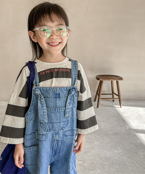 aimoha(aimoha（アイモハ）)/【aimoha－KIDS－】韓国子供服　アメリカワークデニムサロペット/img14
