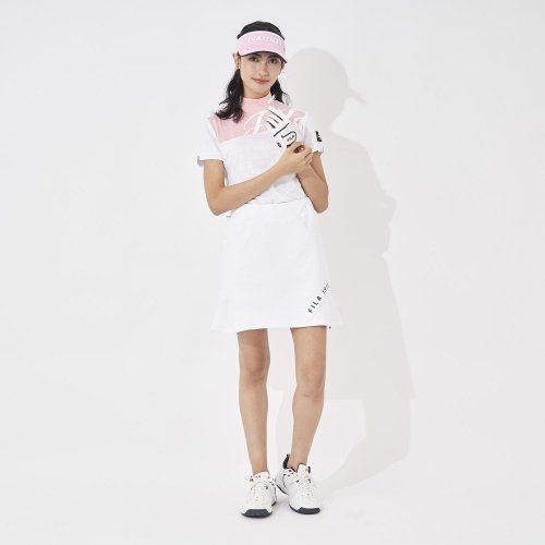 FILA GOLF(フィラゴルフ（レディース）)/【ゴルフ】軽量ダンボールニット 裾フリルスカート　レディース/img42