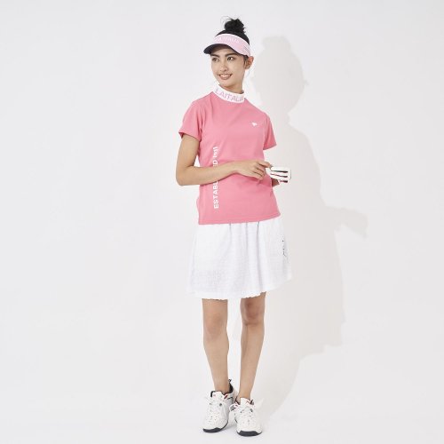 FILA GOLF(フィラゴルフ（レディース）)/【ゴルフ】ジャガード半袖モックネックシャツ レディース/img17