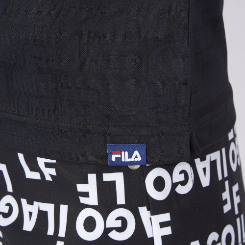 FILA GOLF(フィラゴルフ（レディース）)/【ゴルフ】ECOジャガード ロゴ柄 モックネックTシャツ　レディース/img19