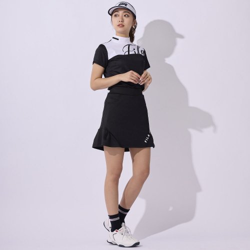 FILA GOLF(フィラゴルフ（レディース）)/【ゴルフ】ECOジャガード ロゴ柄 モックネックTシャツ　レディース/img26