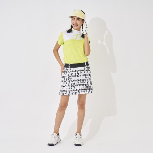 FILA GOLF(フィラゴルフ（レディース）)/【ゴルフ】ECOジャガード ロゴ柄 モックネックTシャツ　レディース/img49