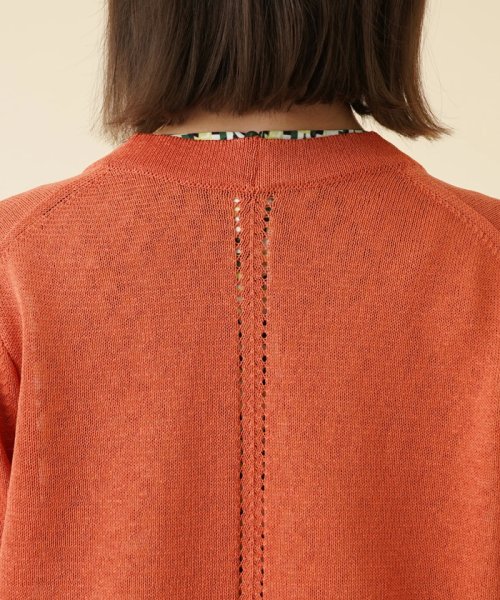 Vネックニットカーディガン 