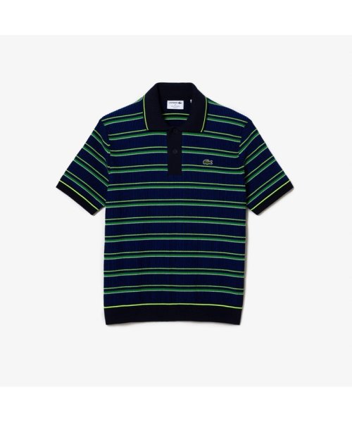 LACOSTE Mens(ラコステ　メンズ)/ボーダーリブニットポロシャツ/img06