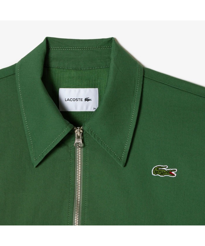 LACOSTE ワイド＆ショートハーフジップ ジャケット スリムフィット