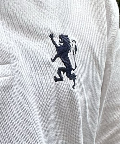 GIORDANO(ジョルダーノ)/ライオン刺繍 襟デザインUVカットポロシャツ/img03