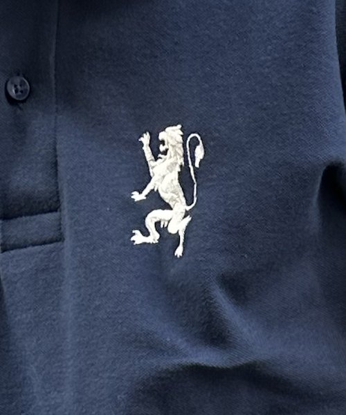 GIORDANO(ジョルダーノ)/ライオン刺繍 襟デザインUVカットポロシャツ/img19