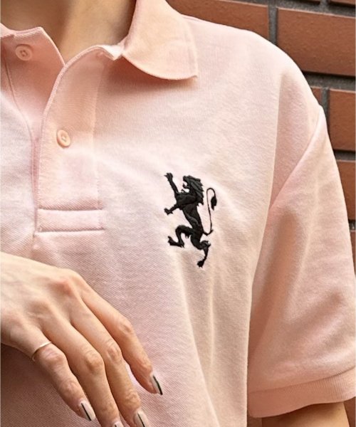 GIORDANO(ジョルダーノ)/ライオン刺繍 襟デザインUVカットポロシャツ/img23