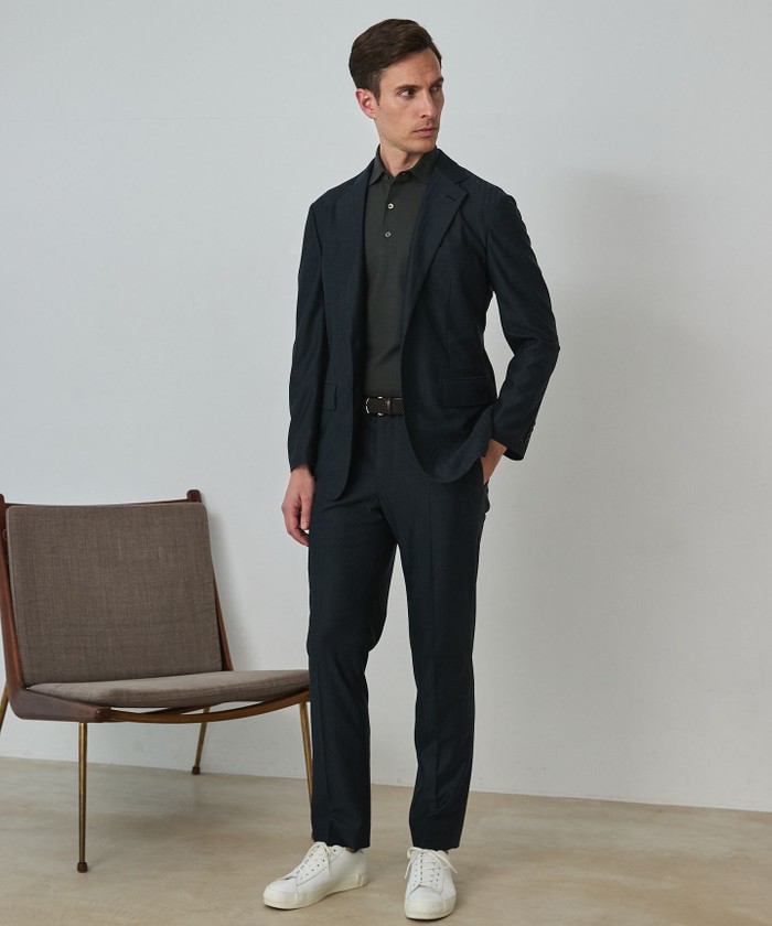 ビジネスで着用可】鹿の子ビズポロシャツ(505262966)｜HANKYU MEN'S