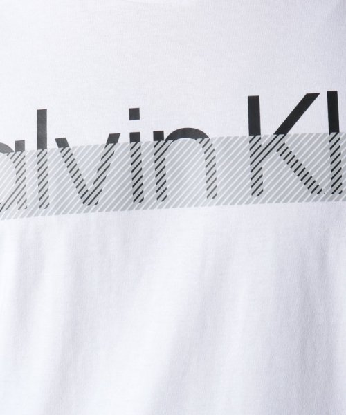 Calvin Klein(カルバンクライン)/【CALVIN KLEIN / カルバンクライン】トップス Tシャツ 半袖 プリント ロゴ クルーネック カットソー コットン100% 40IC840/img10