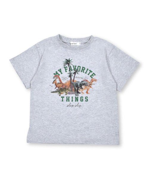 SLAP SLIP(スラップスリップ)/【防汚】恐竜アニマルフルーツ男の子大好きアイテム写真プリント半袖Tシャツ(80~/img16