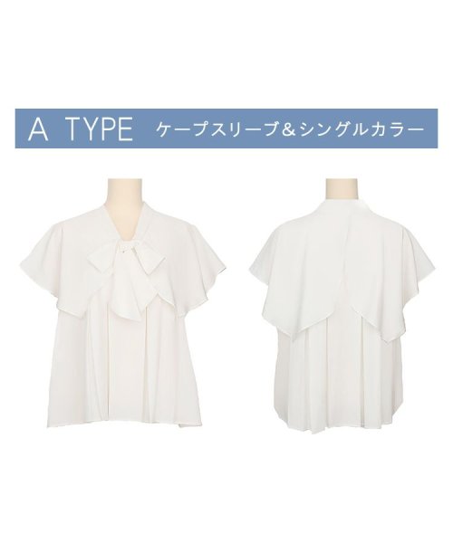 RUIRUE BOUTIQUE(ルイルエブティック)/選べる2typeボウタイタックブラウス「T1232」/img02