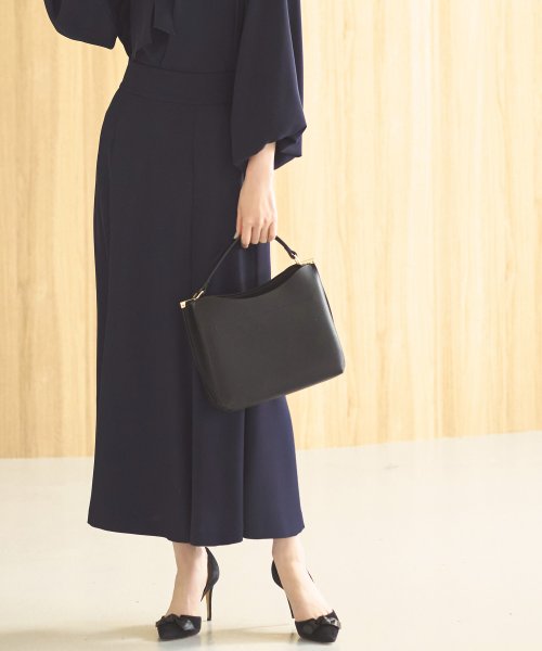 ボリュームスリーブボウタイブラウス＆マーメイドスカートセットアップ「CSU1212」 トップス スカート 7号 9号 11号 13号 15号