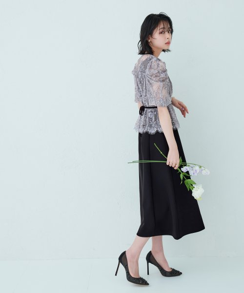 RUIRUE BOUTIQUE(ルイルエブティック)/2WAYレースボレロ×フレアシルエットロングワンピース「U1225」/img16