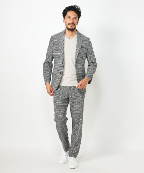 Men's Bigi(メンズビギ)/【ACTIVE TAILOR】3Dサッカープリントテーラードジャケット<セットアップ対応>/img02