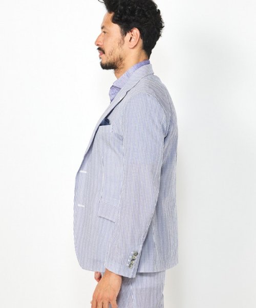 Men's Bigi(メンズビギ)/【ACTIVE TAILOR】3Dサッカープリントテーラードジャケット<セットアップ対応>/img07