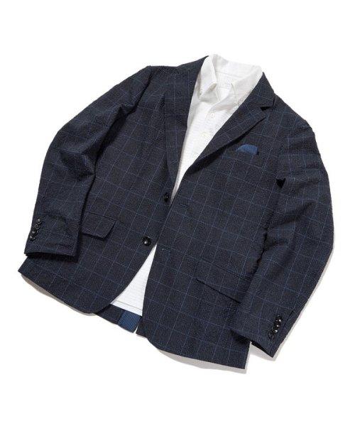 Men's Bigi(メンズビギ)/【ACTIVE TAILOR】3Dサッカープリントテーラードジャケット<セットアップ対応>/img09