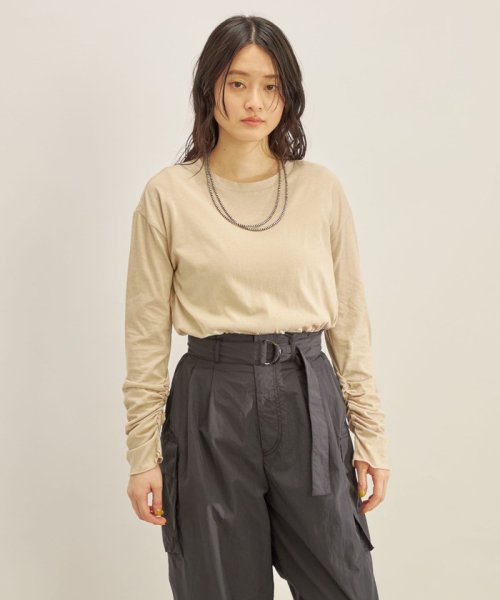 SHIPS WOMEN(シップス　ウィメン)/〈手洗い可能〉PLA ライト 天竺 ロングスリーブ TEE◇/img60