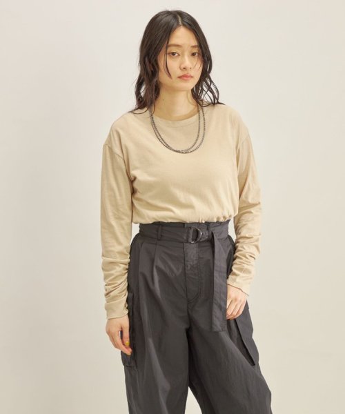 SHIPS WOMEN(シップス　ウィメン)/〈手洗い可能〉PLA ライト 天竺 ロングスリーブ TEE◇/img68