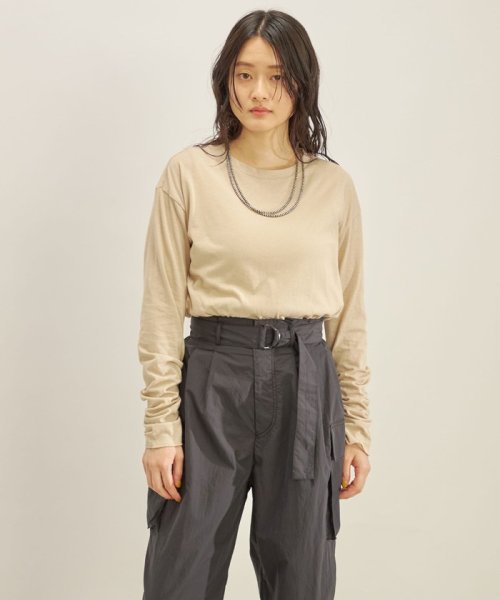 SHIPS WOMEN(シップス　ウィメン)/〈手洗い可能〉PLA ライト 天竺 ロングスリーブ TEE◇/img69