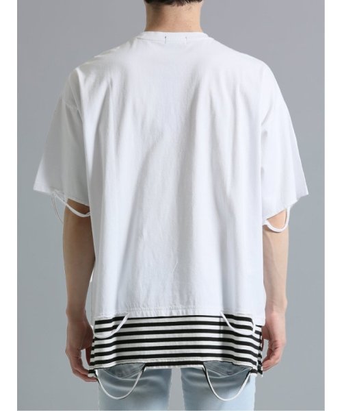 semanticdesign(セマンティックデザイン)/フェイクレイヤード クルーネック半袖BIG 半袖 メンズ Tシャツ カットソー カジュアル インナー ビジネス ギフト プレゼント/img06