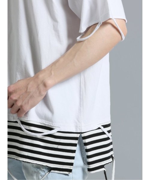 semanticdesign(セマンティックデザイン)/フェイクレイヤード クルーネック半袖BIG 半袖 メンズ Tシャツ カットソー カジュアル インナー ビジネス ギフト プレゼント/img08