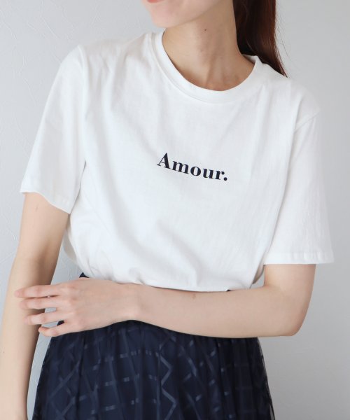 BLUEEAST(ブルーイースト)/Amour.ロゴ半袖Tシャツ/img02