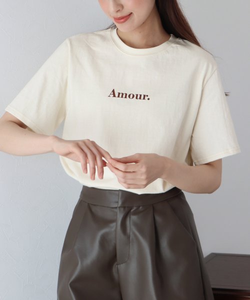 BLUEEAST(ブルーイースト)/Amour.ロゴ半袖Tシャツ/img10