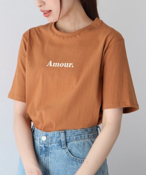 BLUEEAST(ブルーイースト)/Amour.ロゴ半袖Tシャツ/img13