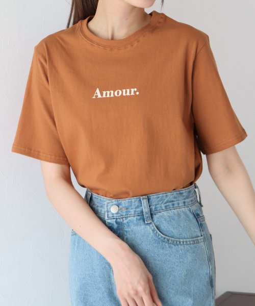 BLUEEAST(ブルーイースト)/Amour.ロゴ半袖Tシャツ/img14