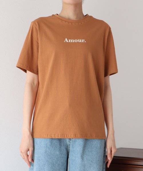 BLUEEAST(ブルーイースト)/Amour.ロゴ半袖Tシャツ/img29